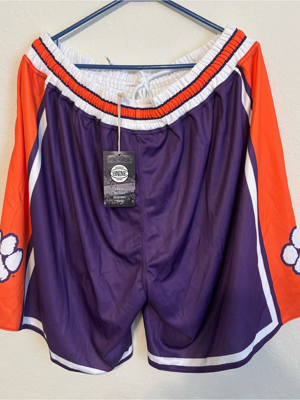 Purple & Orange Athletic Women's Shorts